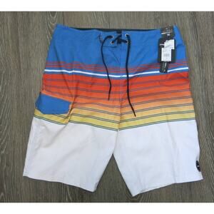 ONEILL *NWT* Lennox Board/Swim Shorts Size 30 Men's Drawstring Multi Color